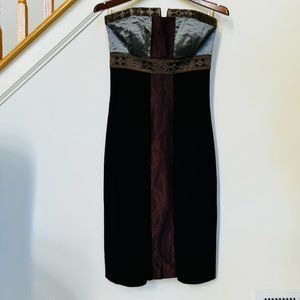 Nicole Miller Embellished Midi Dress